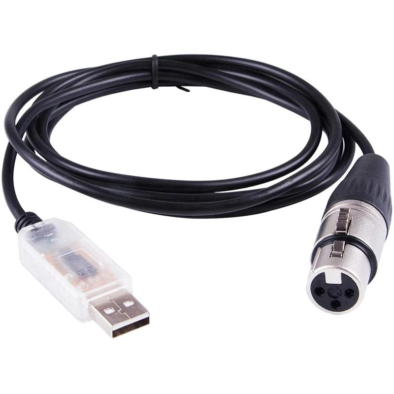 USB to DMX ̽ , LED DMX512, ǻ PC   Ʈѷ, , 6Ft, 1.8M